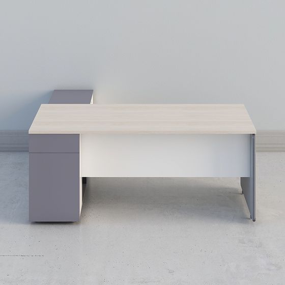 Urban Edge Desk 3D model for Modern Workspaces