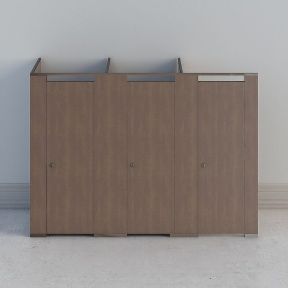 Urban Alley Storage Cabinet 3D model