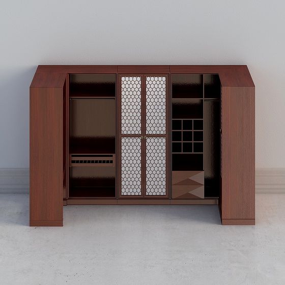 Unique 3D Furniture Cabinet Model for Modern Interiors