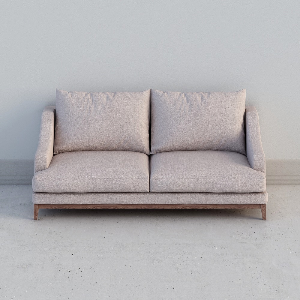 6101 三人沙發 (胡桃木)