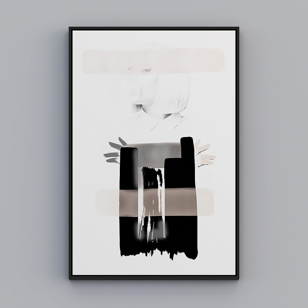 Kippoon Living Room Black Box 63x93cm Women wclz-x-6 (wclz-x-6-2-60x90) Black (Matt)