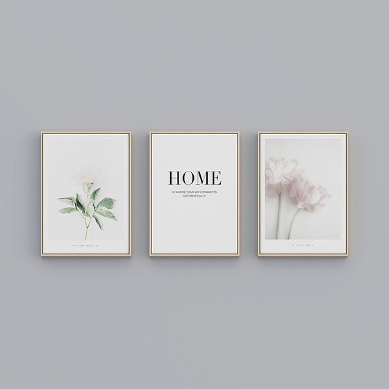Home Wall Art Set 3D model