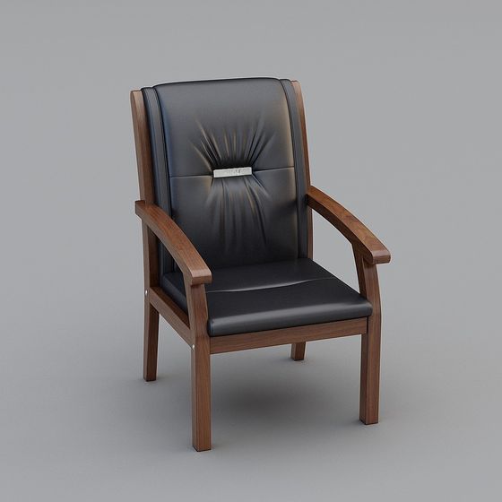 Stylish Low-Poly 3D Chair Model