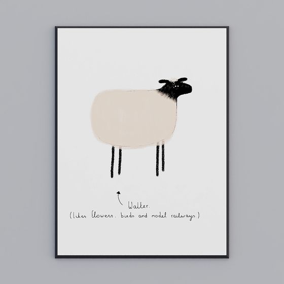 Walter the Sheep 3D model