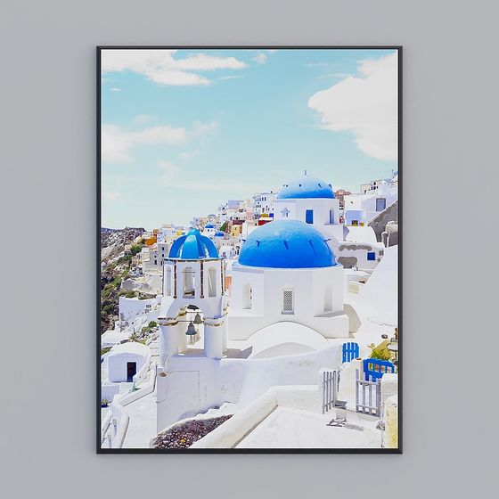 Santorini 3D model - Capture Greek Beauty