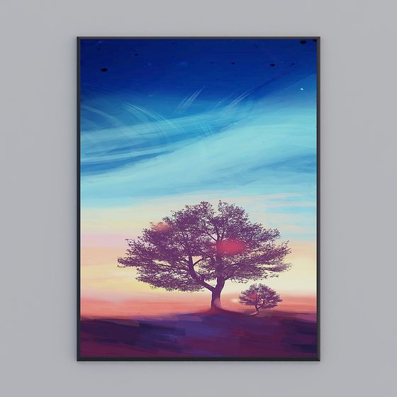 Beautiful Low-Poly Tree 3D Model for Creative Use