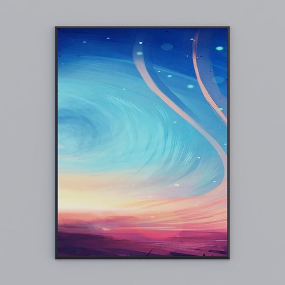 Dreamy Starry Sky 3D model