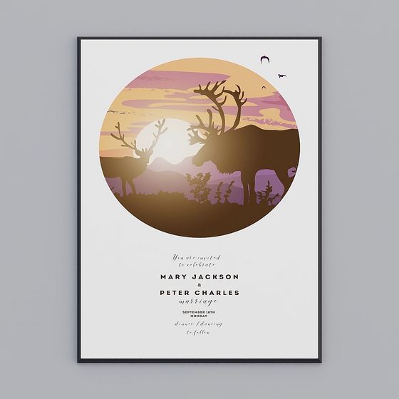 Forest Romance Low-Poly 3D Model