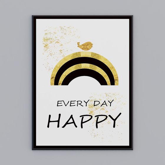 Every Day Happy 3D model - Low-Poly High-Detail Design