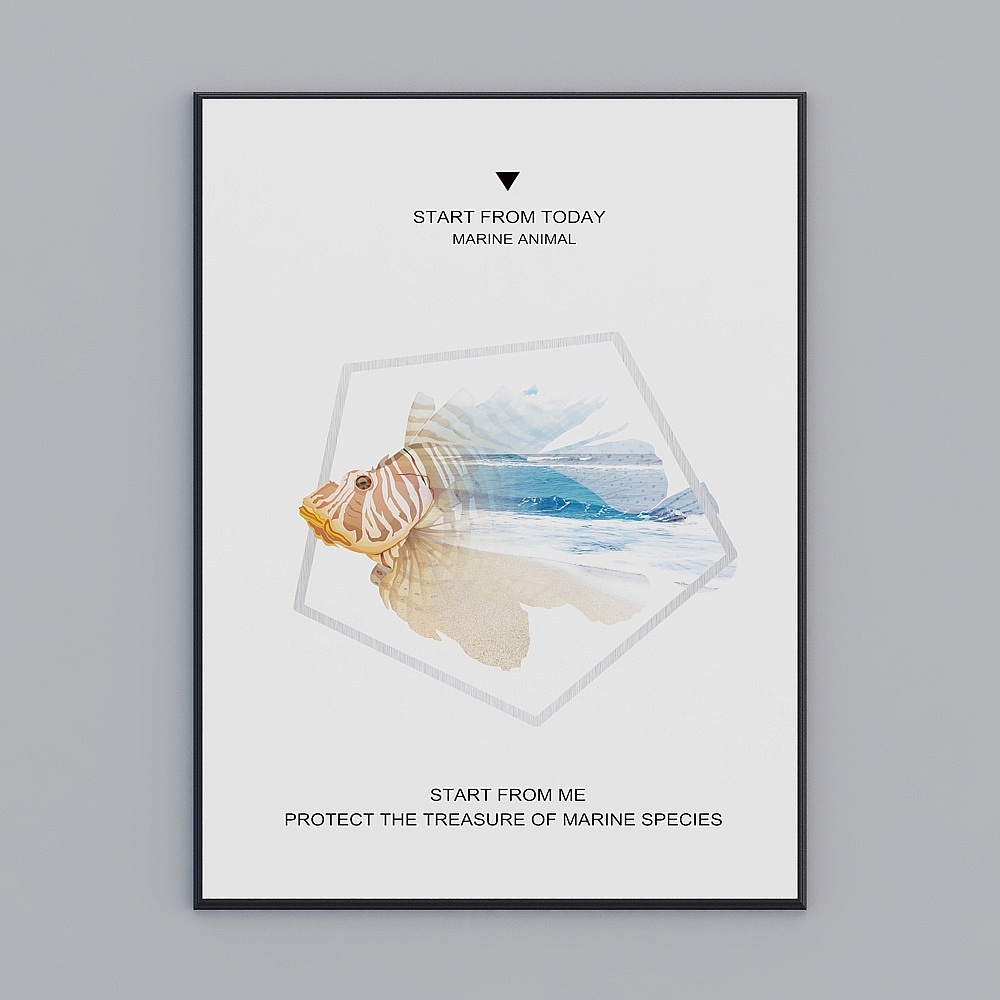 Elegant Lionfish 3D Model for Marine Projects