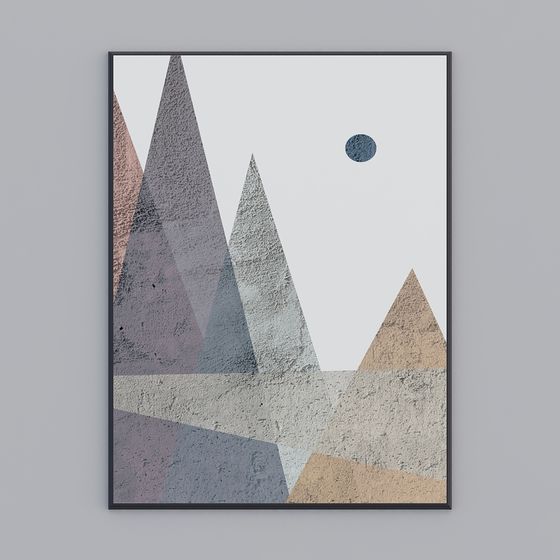 Mountain Melody Low-Poly 3D Model