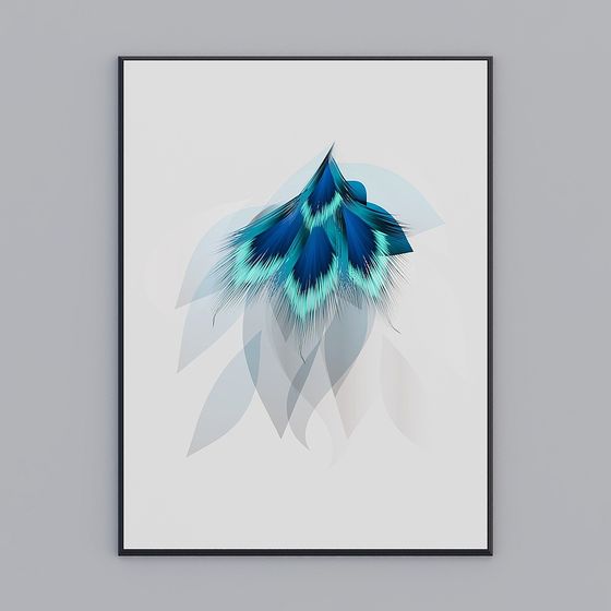 Feather Dance 3D Model