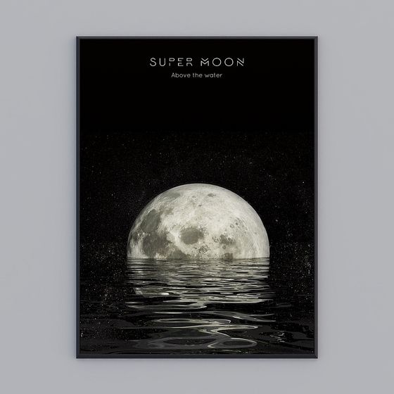 Super Moon: Above the Water 3D model