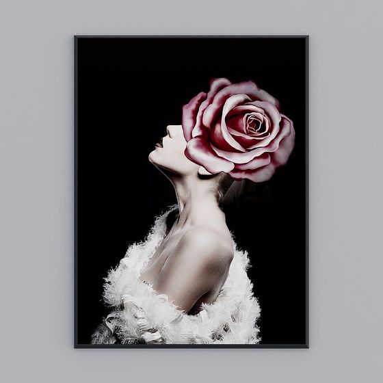Rose Kiss 3D model - Perfect for Creative Projects