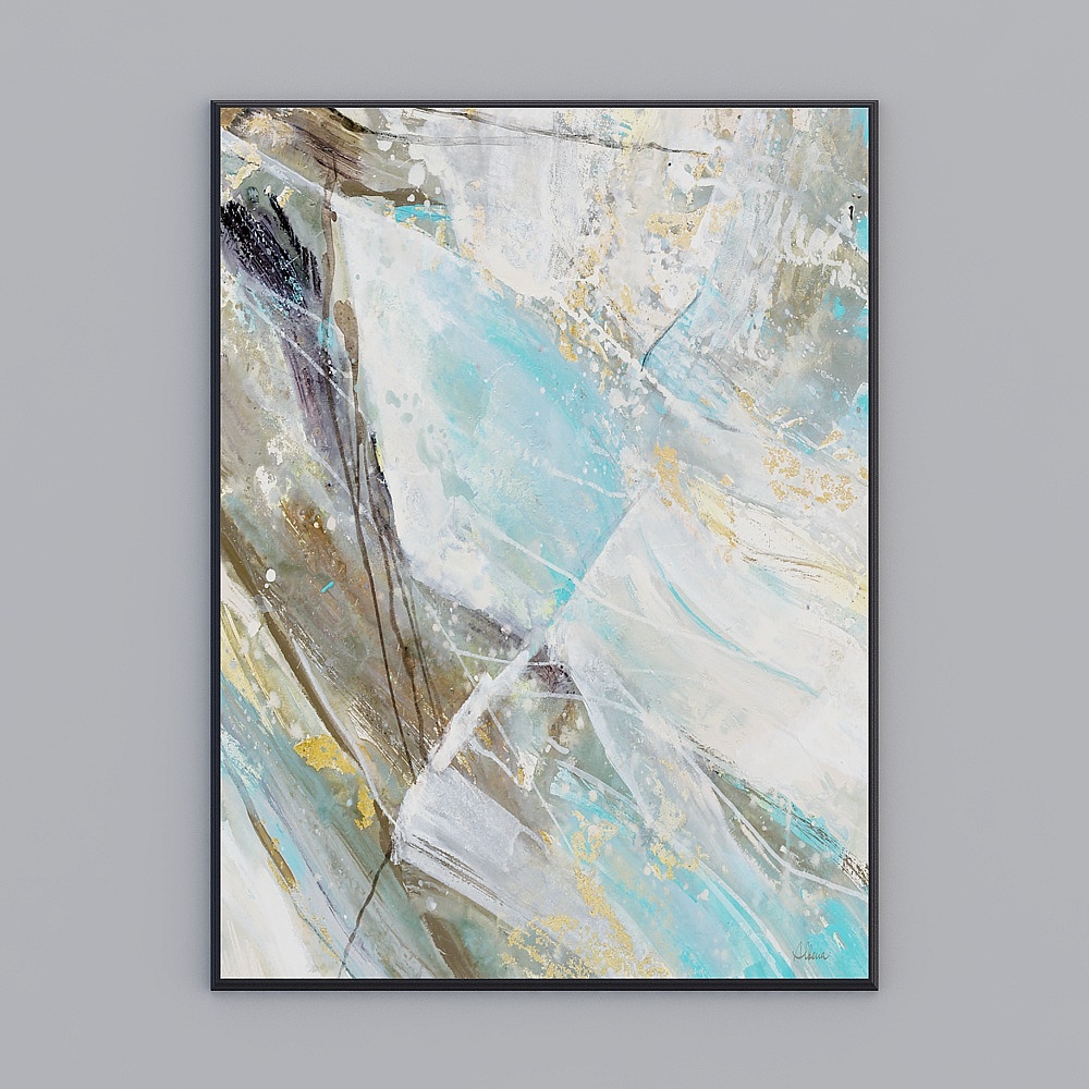 Color abstract painting