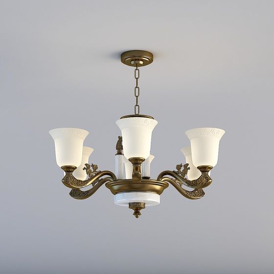 Vintage Chandelier 3D model