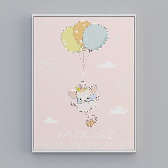 Flying Mouse 3D Model