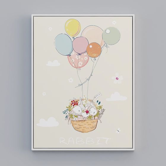 Charming Rabbit Adventure 3D model for Creative Projects