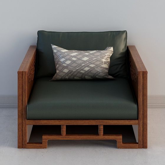 Cozy Corner 3D model Chair for Modern Spaces