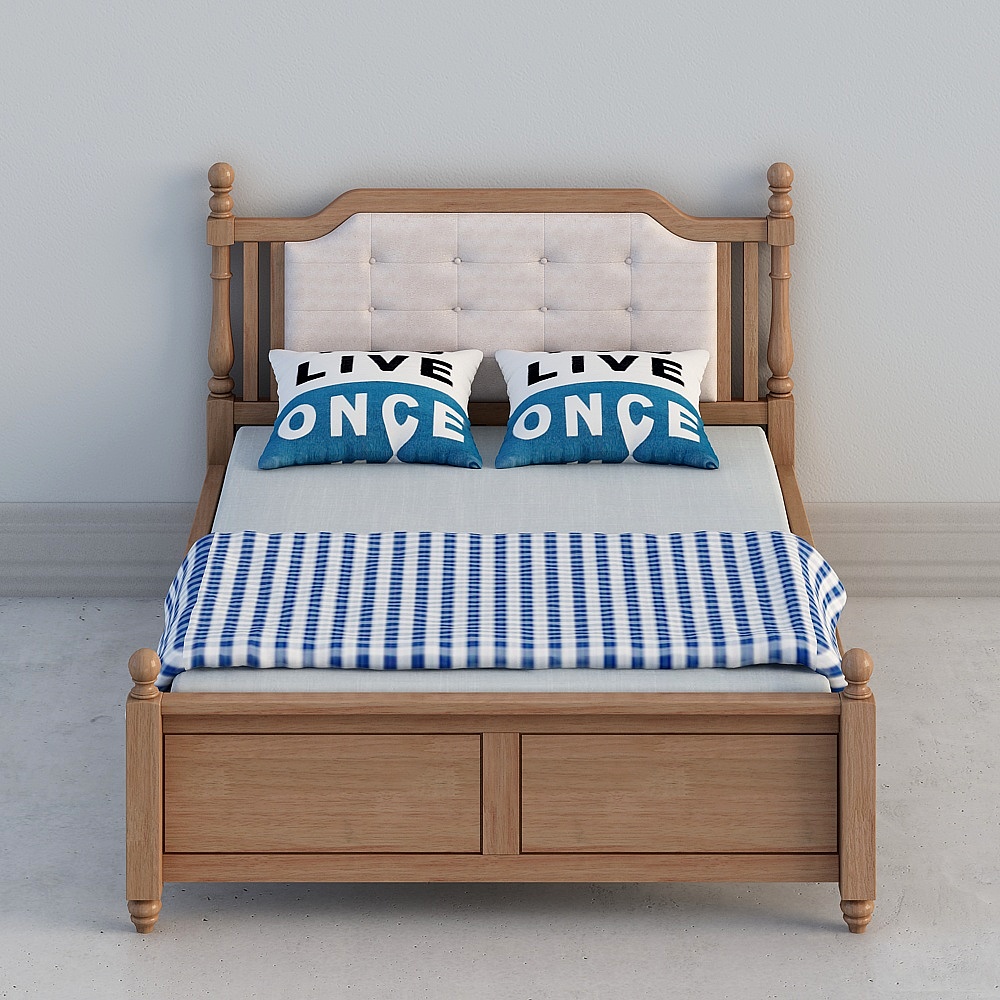 SK103-15 letto imbottito morbido 1.5m