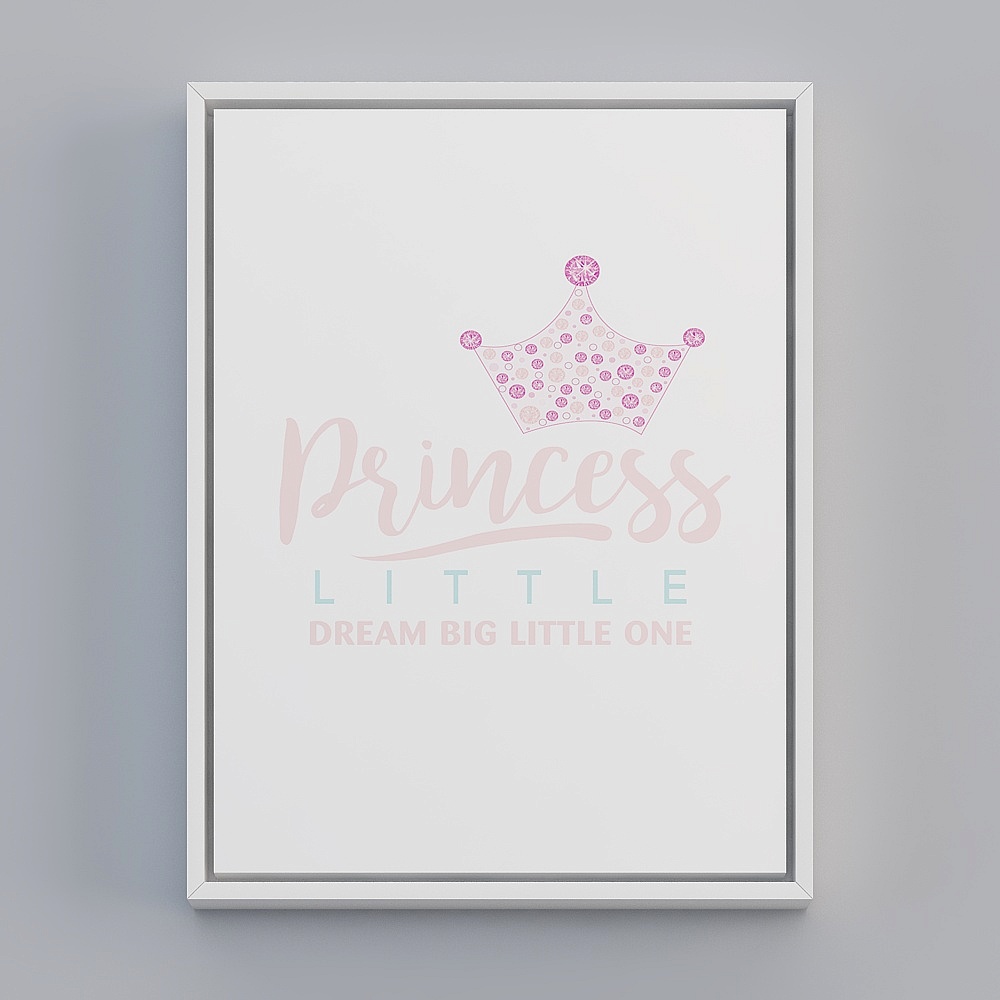 Nordic Amusement Park cartoon children's room decorated with painted pink princess room bedside hanging painting girl bedroom room mural bwclz-x-4