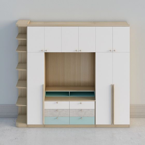 Urban Alley Storage Cabinet 3D model