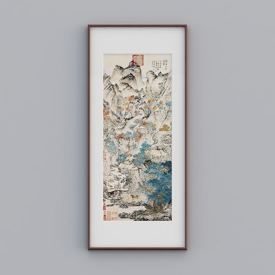 Tranquil Landscape 3D model for Artistic Expression