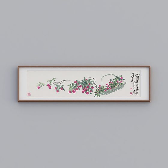 Charming Fruit Basket 3D Model for Creative Projects