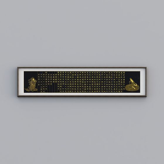 Golden Scroll 3D Model for Artistic  Creations