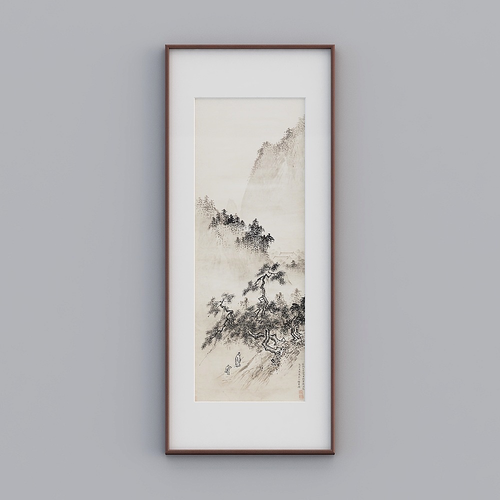 Mountain Path 3D model - Tranquil Landscapes
