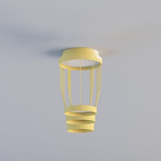 Innovative Low-Poly 3D Model Lighting Fixture