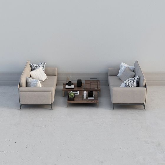 Urban Living Room 3D model