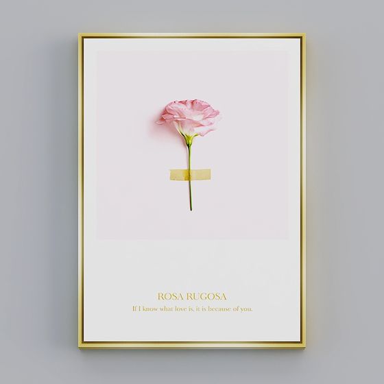 Rosa Rugosa 3D model - Elegant Floral Design