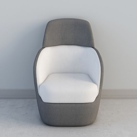 Urban Leisure Chair 3D model for Contemporary Spaces