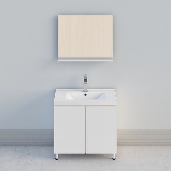 Modern Vanities,White,1m or less