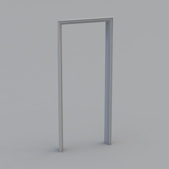 Elegant Minimalist 3D Door Frame Model