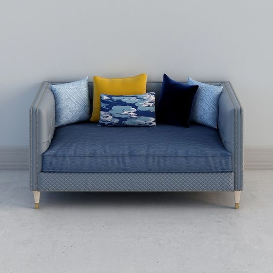 Stylish 3D Model Sofa for Contemporary Spaces