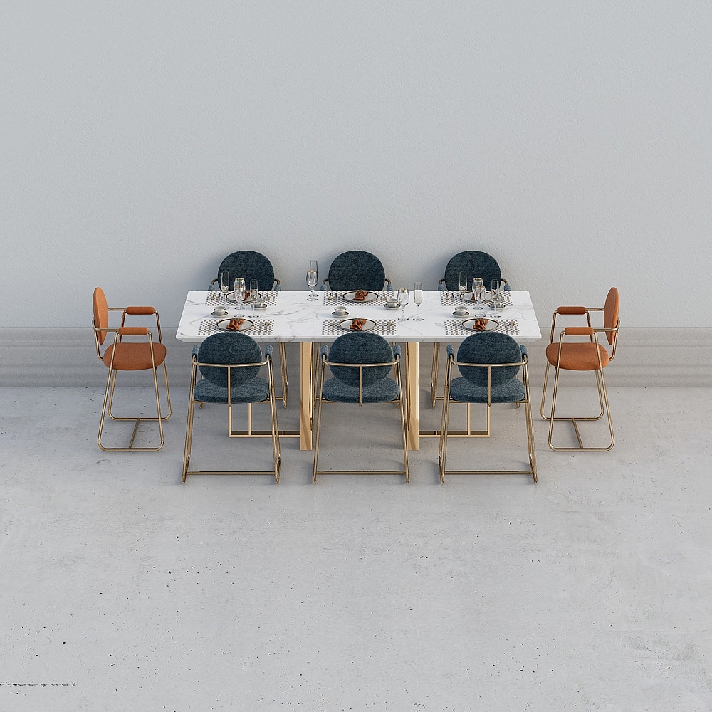 Musique de maison agréable - Table à manger et chaises