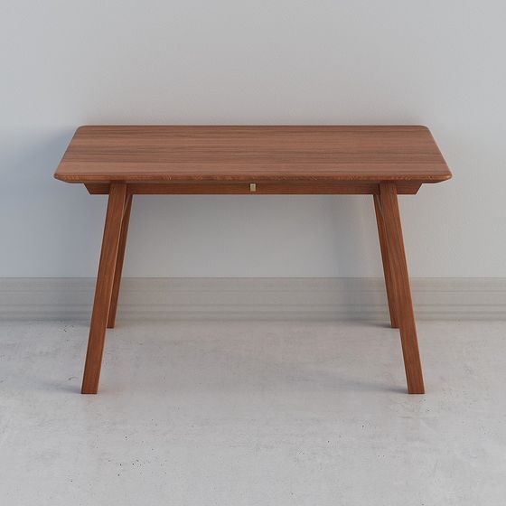 Mid-Century Modern Desk 3D model