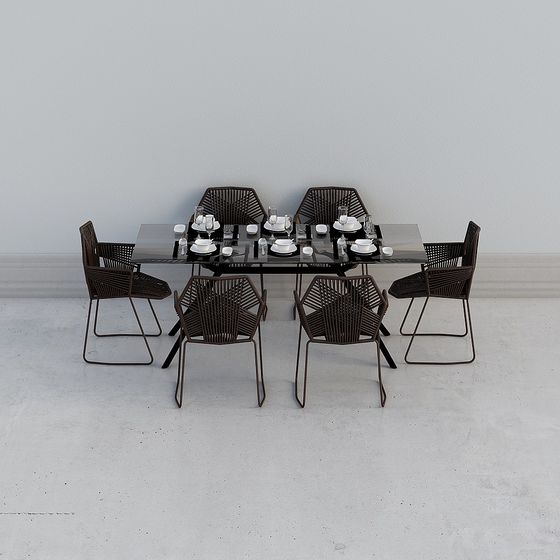 Urban Dining Table 3D model