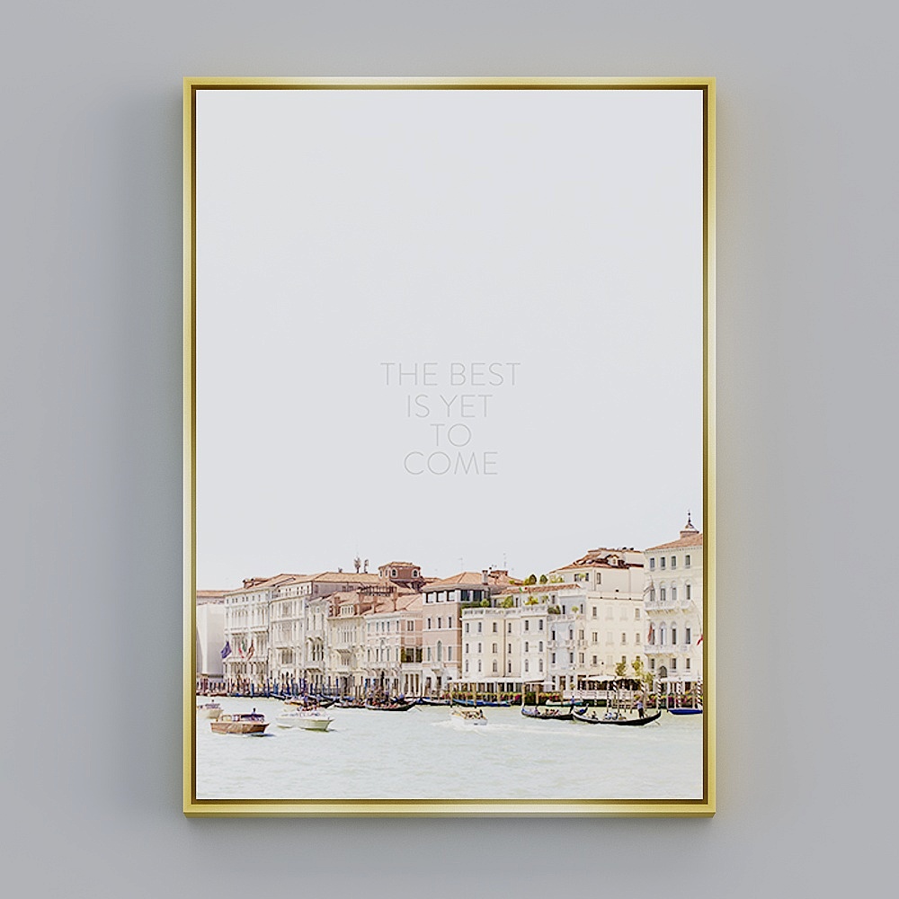 Venice Canal 3D model: Timeless Elegance