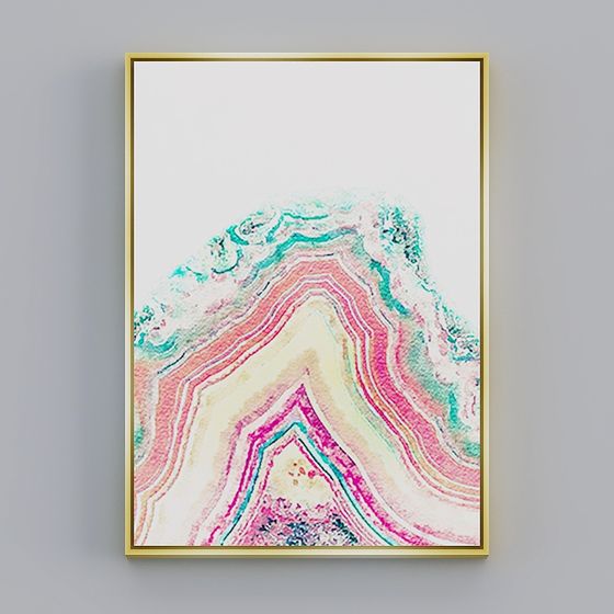 Colorful Abstract Swirl 3D model