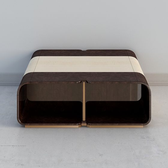Streamlined Coffee Table 3D model