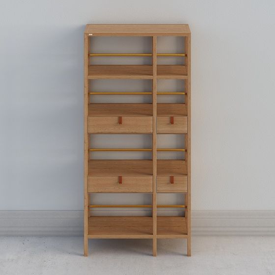 Urban Elegance Bookshelf 3D model