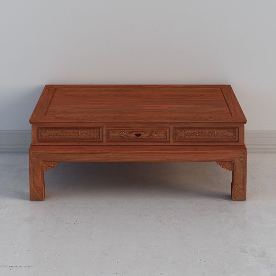 Elegant Chinese Coffee Table 3D model