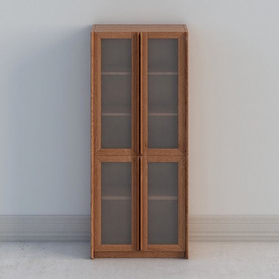 Stylish Glass Door Display 3D model
