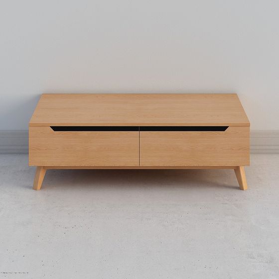 Chic TV Cabinet 3D model for Contemporary Spaces