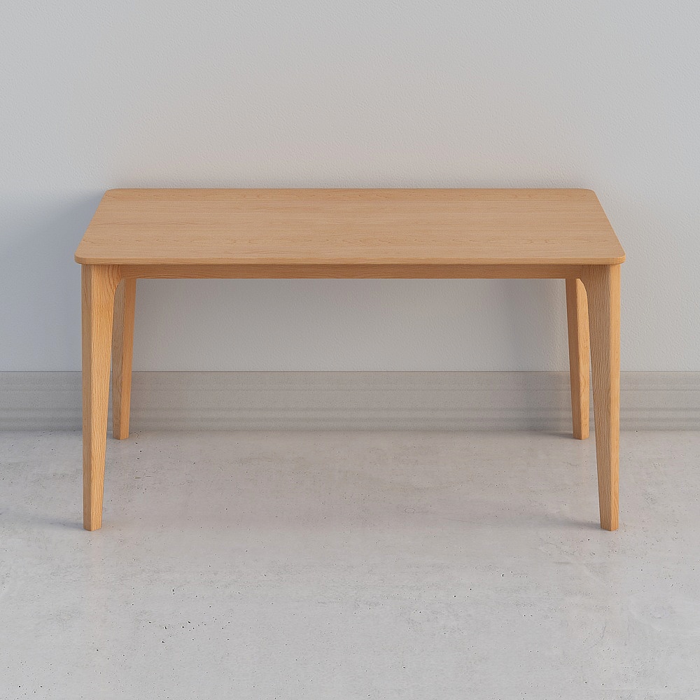 Tavolo da pranzo con gambe piatte