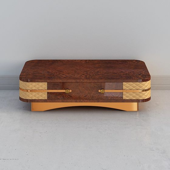 Art Deco Coffee Table 3D model for Creative Designs