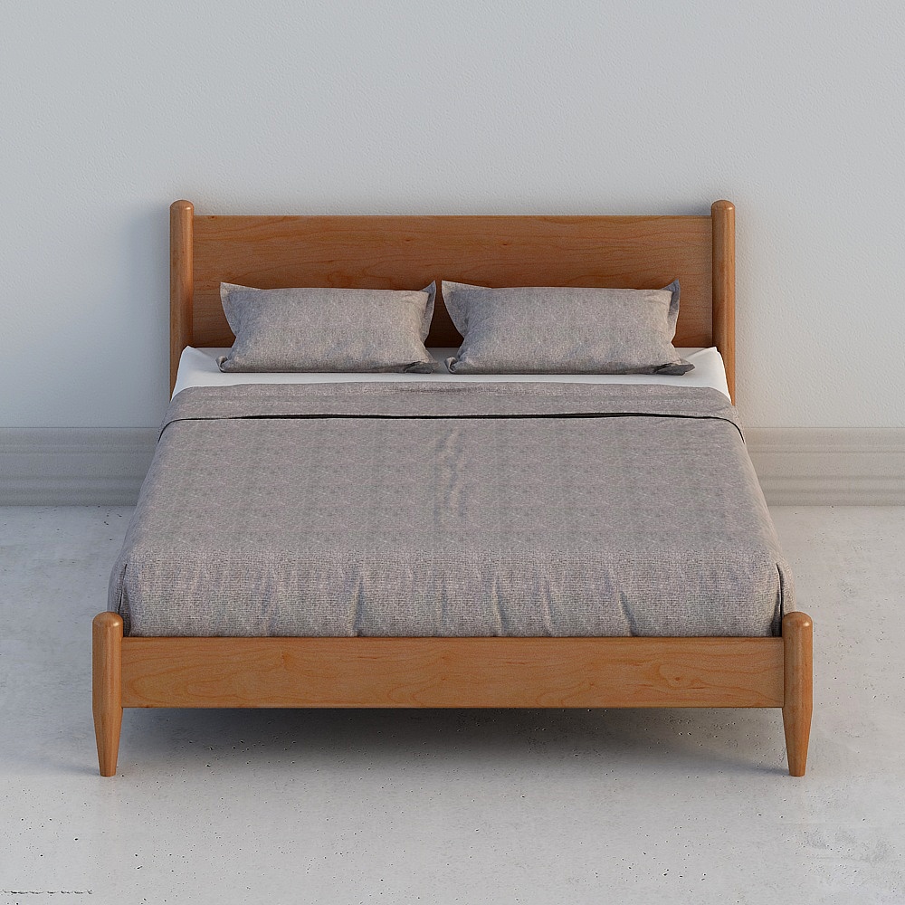 生活範例/櫻桃實木床臥室